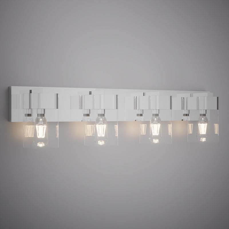 4 Lights Nora 4-light wall/vanity light Polished Chrome  Dimmable 240W