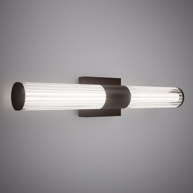 Matte Black 24" LED Vanity Light  3CCT 2100 Lumens Dimmable