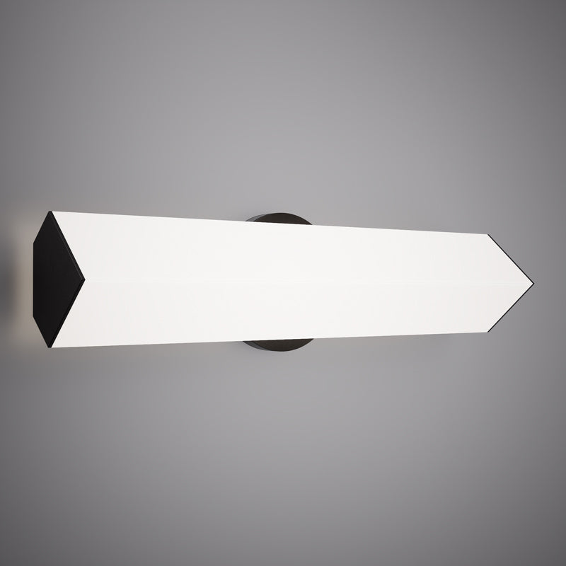 Matte Black 24" LED Vanity Light  3CCT 2050 Lumens Dimmable