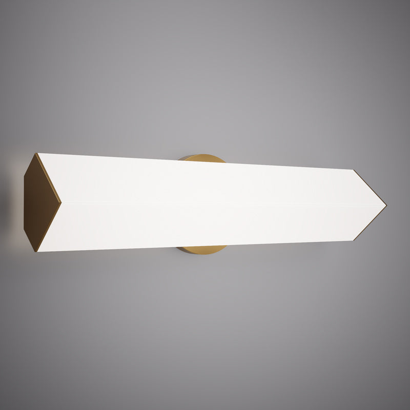 Satin Brass 24" LED Vanity Light  3CCT 2050 Lumens Dimmable