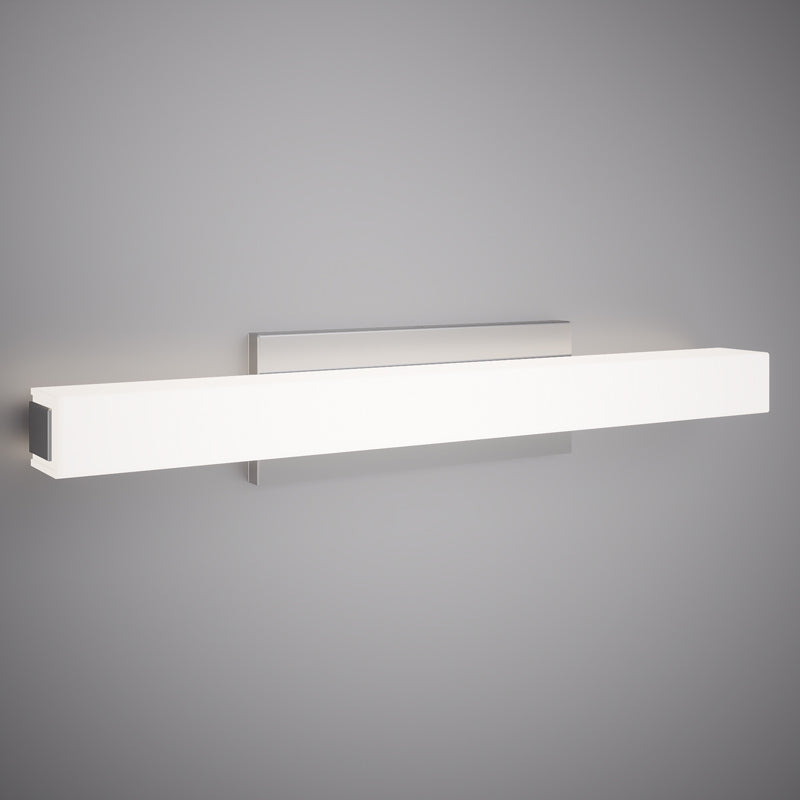 Flat 24-in  Polished Chrome  Dimmable 25W