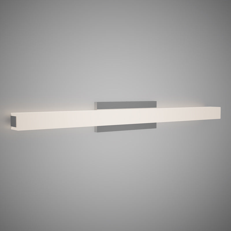 Flat 36-in  Polished Chrome  Dimmable 30W