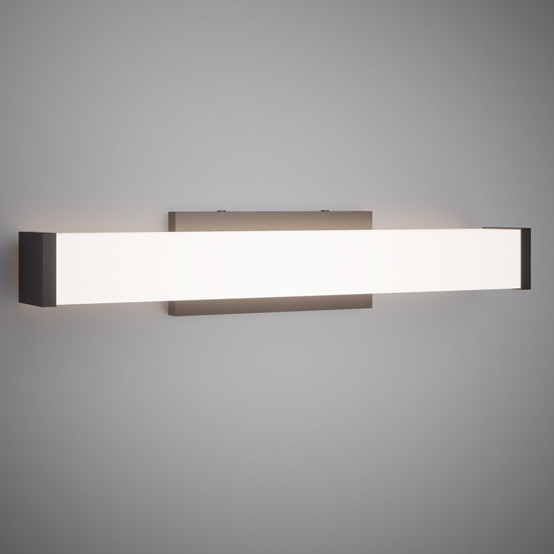 Axis 24-in  Matte Black  Dimmable 25W