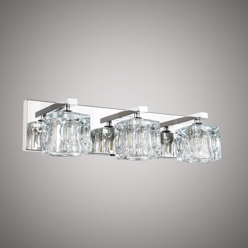 3 Lights Alba 3-light Vanity Light Polished Chrome  Dimmable 150W