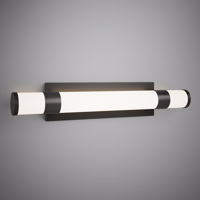 Matte Black 24" LED Vanity Light  3CCT Dimmable