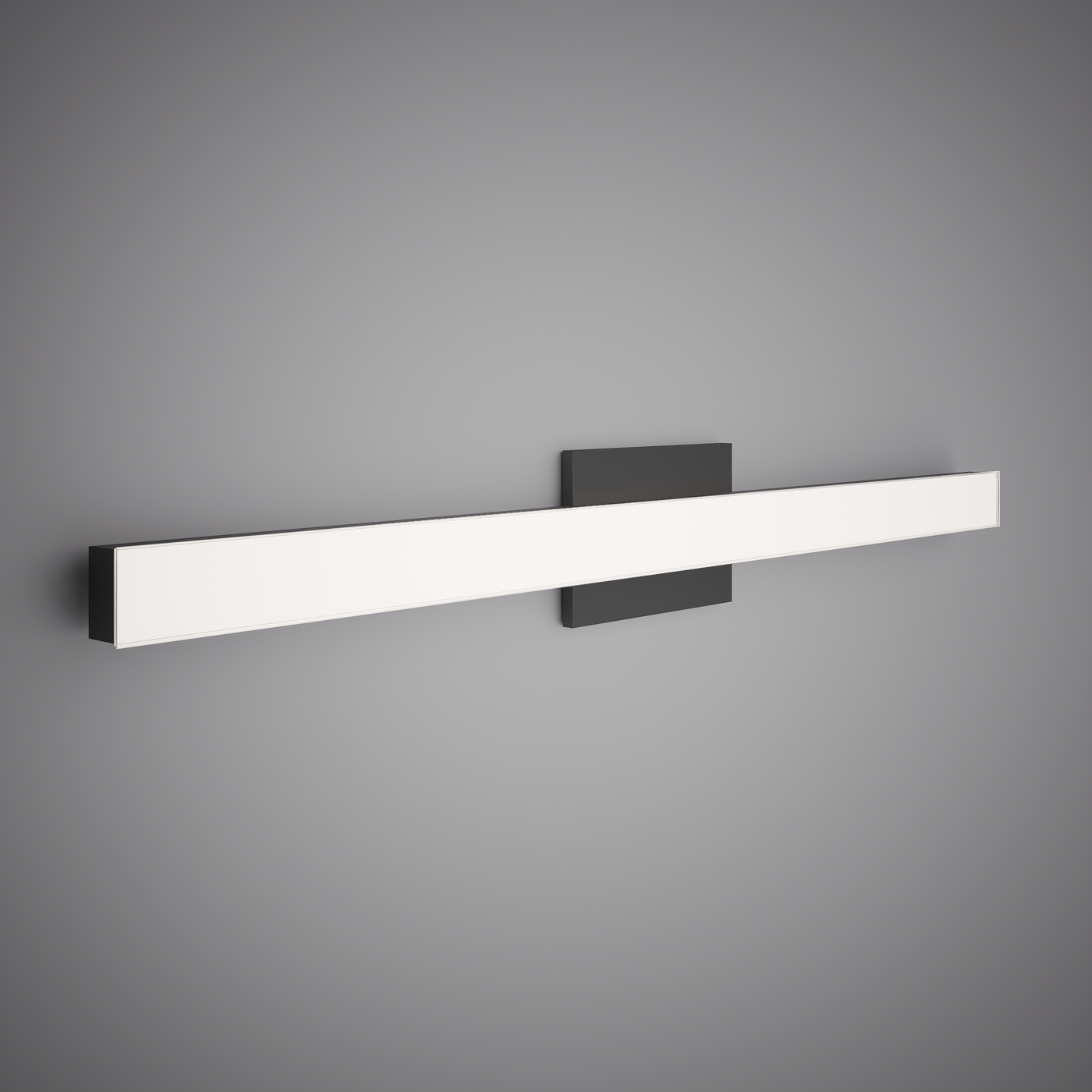 Cloud 36-in Wall/Vanity Matte Black  Dimmable 40W