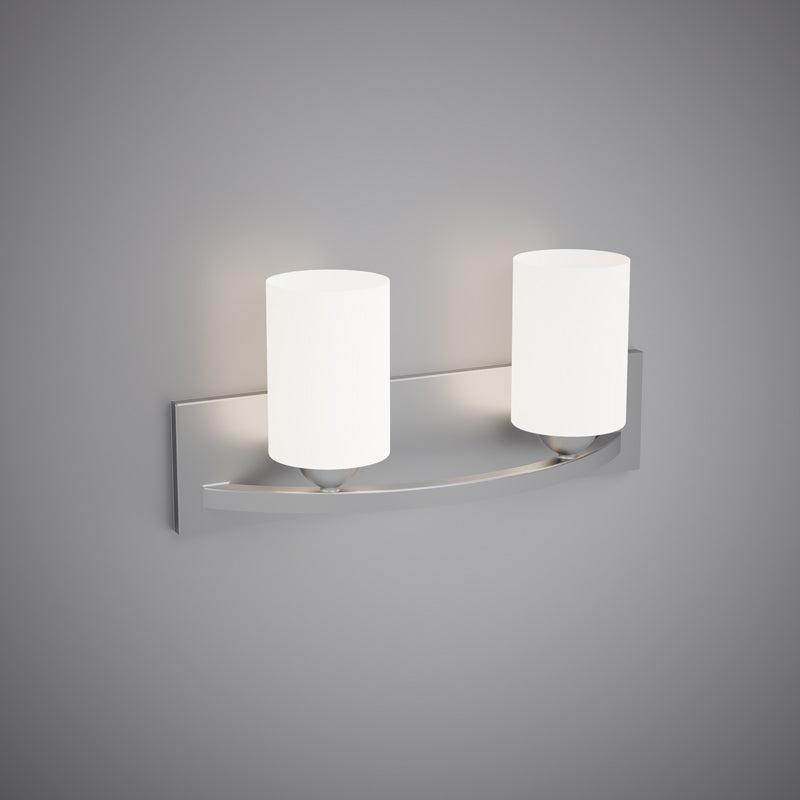 2 Lights Kora 18-in Vanity Light Brushed Nickel  Dimmable 120W