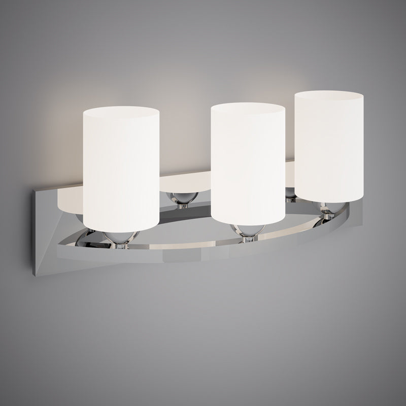 3 Lights Kora 24-in Vanity Light Polished Chrome  Dimmable 180W
