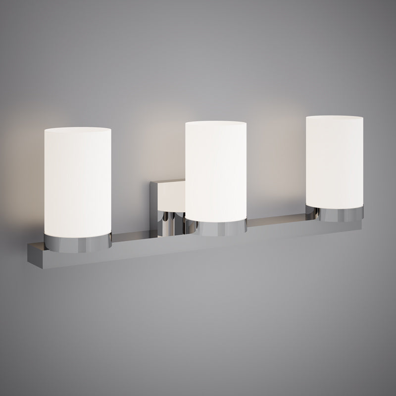 3 Lights Peony 23-in Vanity Light Chrome  Dimmable 180W