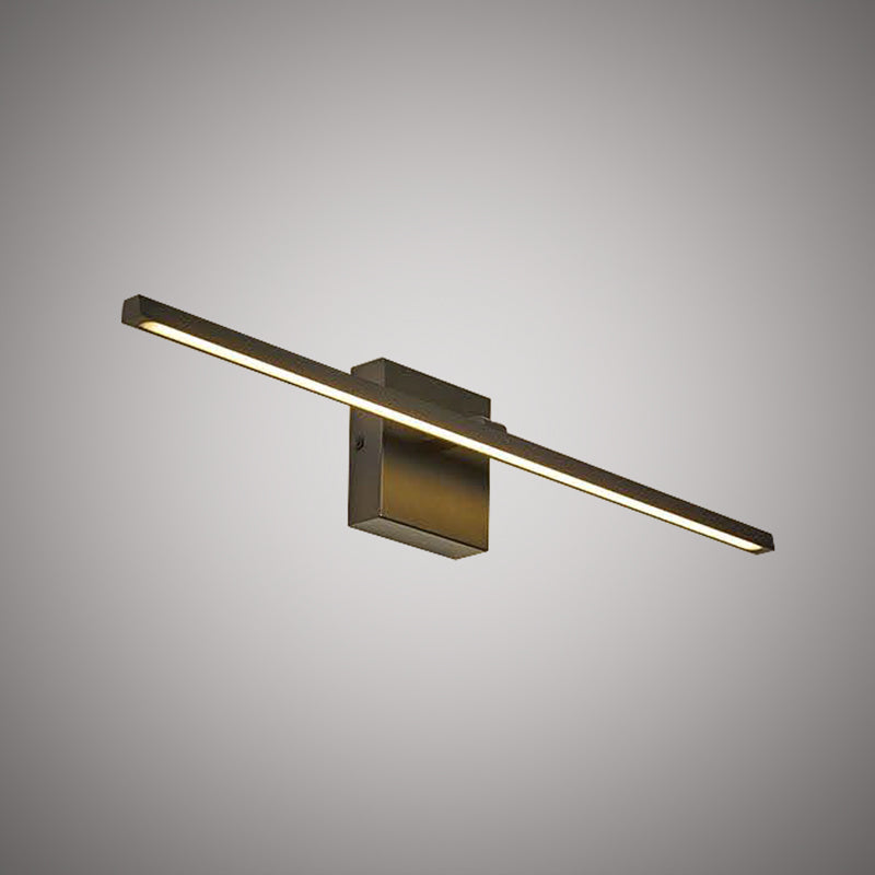 Led 36-in wall/vanity light Matte Black  Dimmable 31W