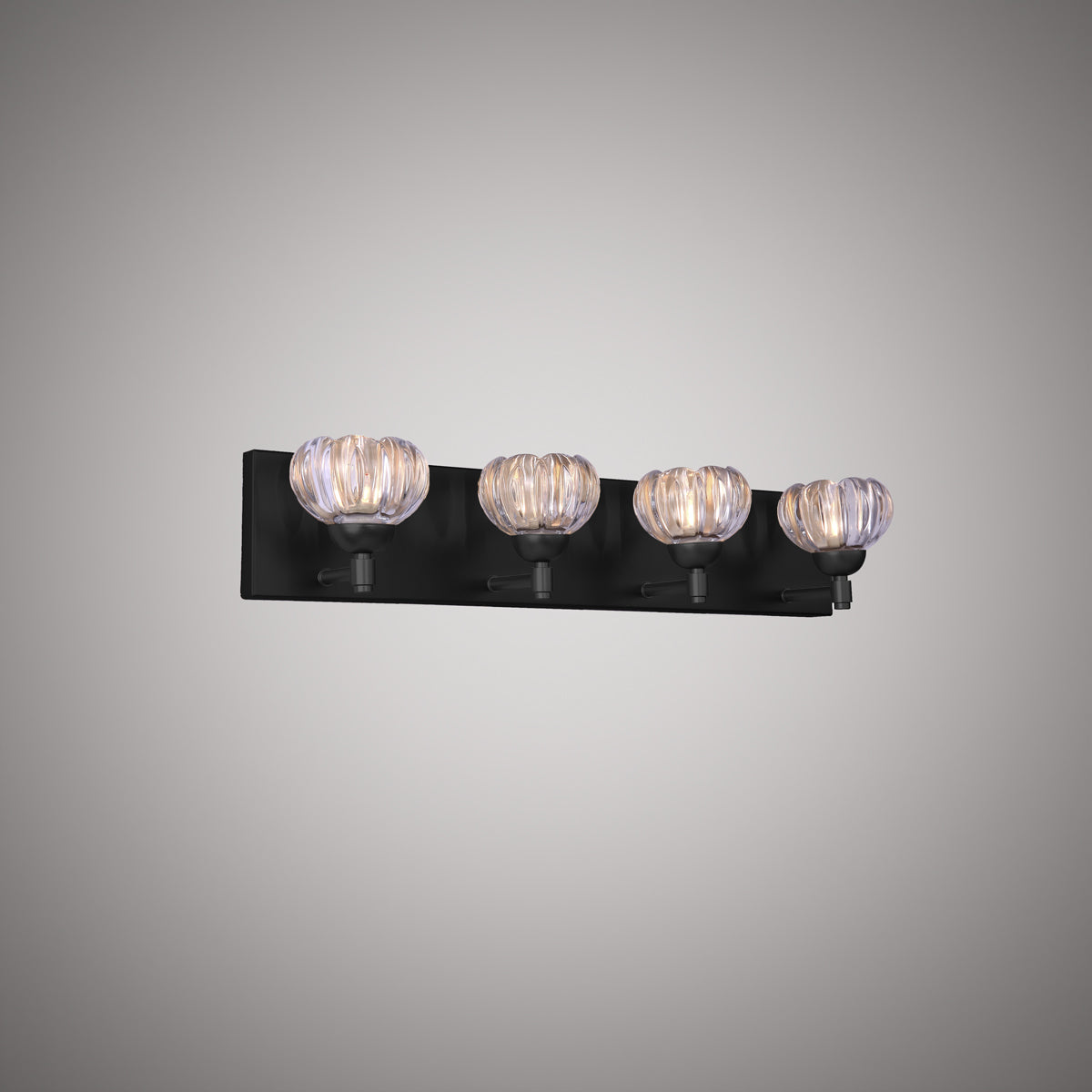 4 Lights Lotus 32-in Vanity Light   Dimmable