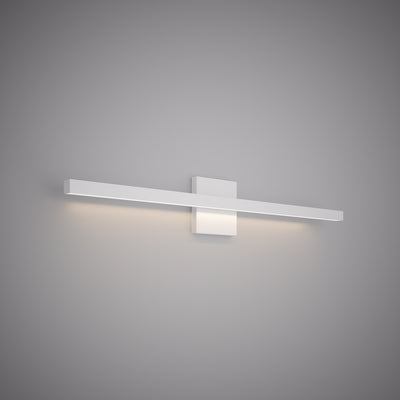 33-inch Matte White Dimmable Vanity Light