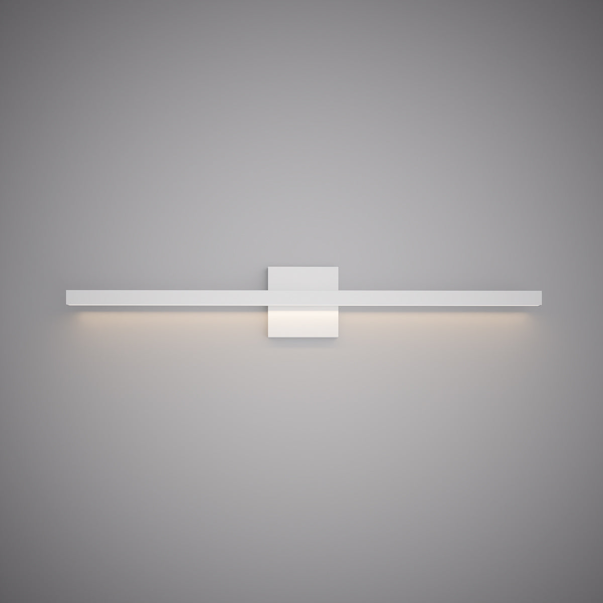 33-inch Matte White Dimmable Vanity Light