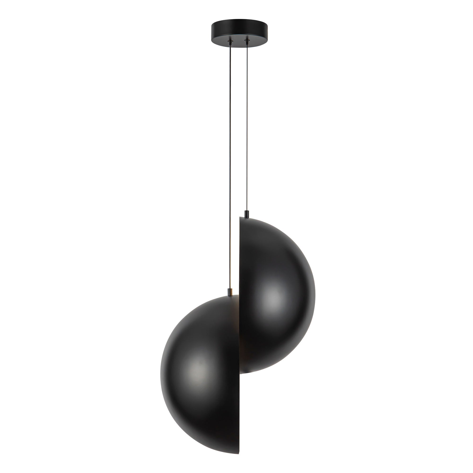 Void 24-in Steel Pendant