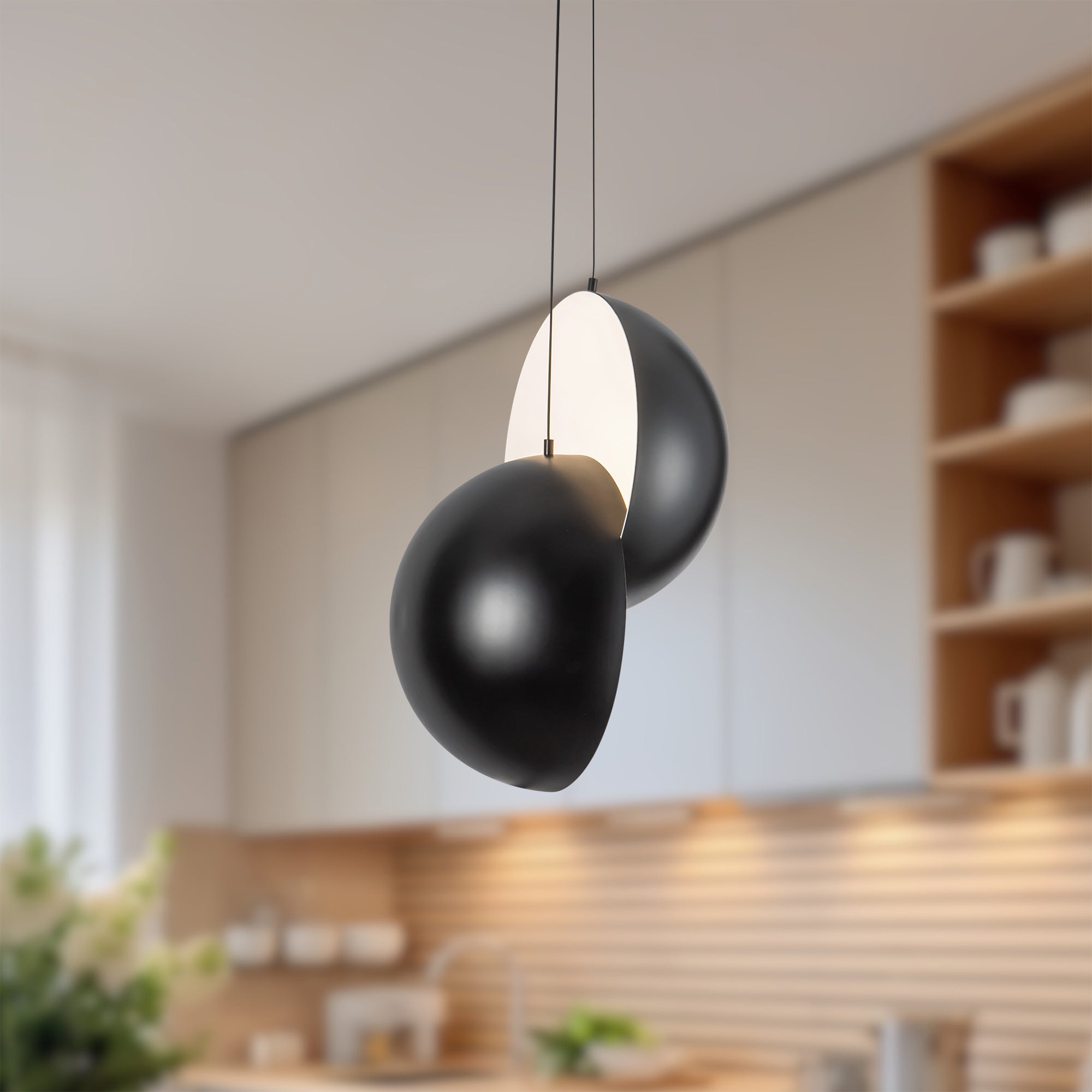 Void 24-in Steel Pendant