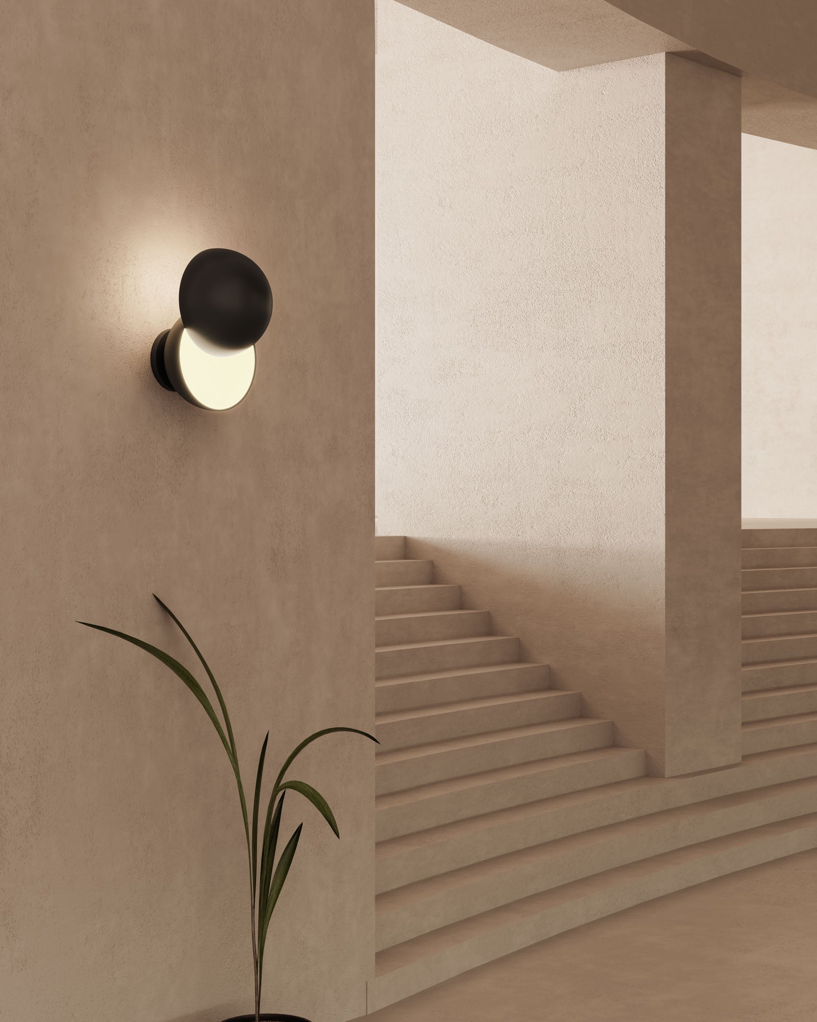 Void 12-in Steel Wall Sconce