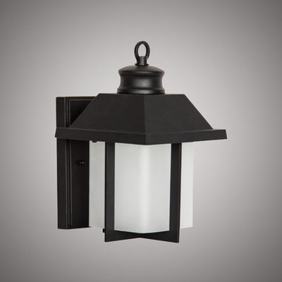 Led Exterior Wall Sconce Black Powder coated  Dimmable 9W