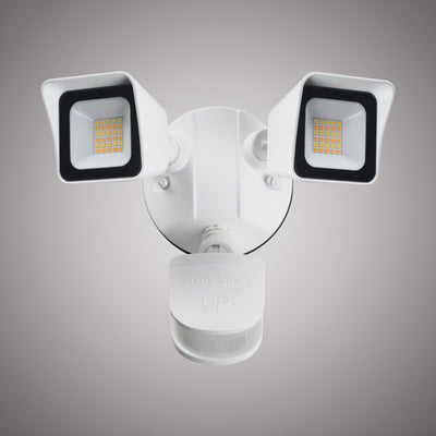 White Exterior Track Light