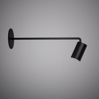 Matte Black Exterior Track Light Dimmable