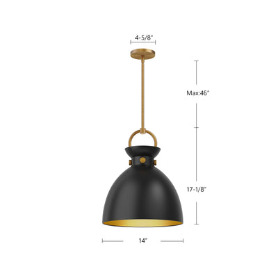 Waldo 14-in 1 Light Socket Pendant