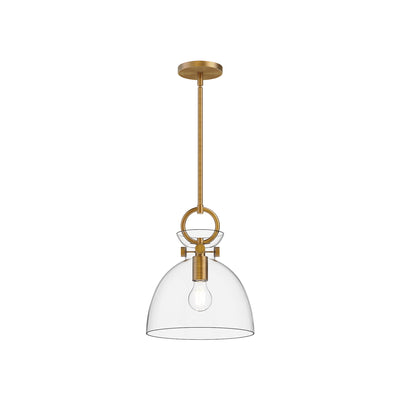 Waldo 11-in 1 Light Clear Glass Socket Pendant