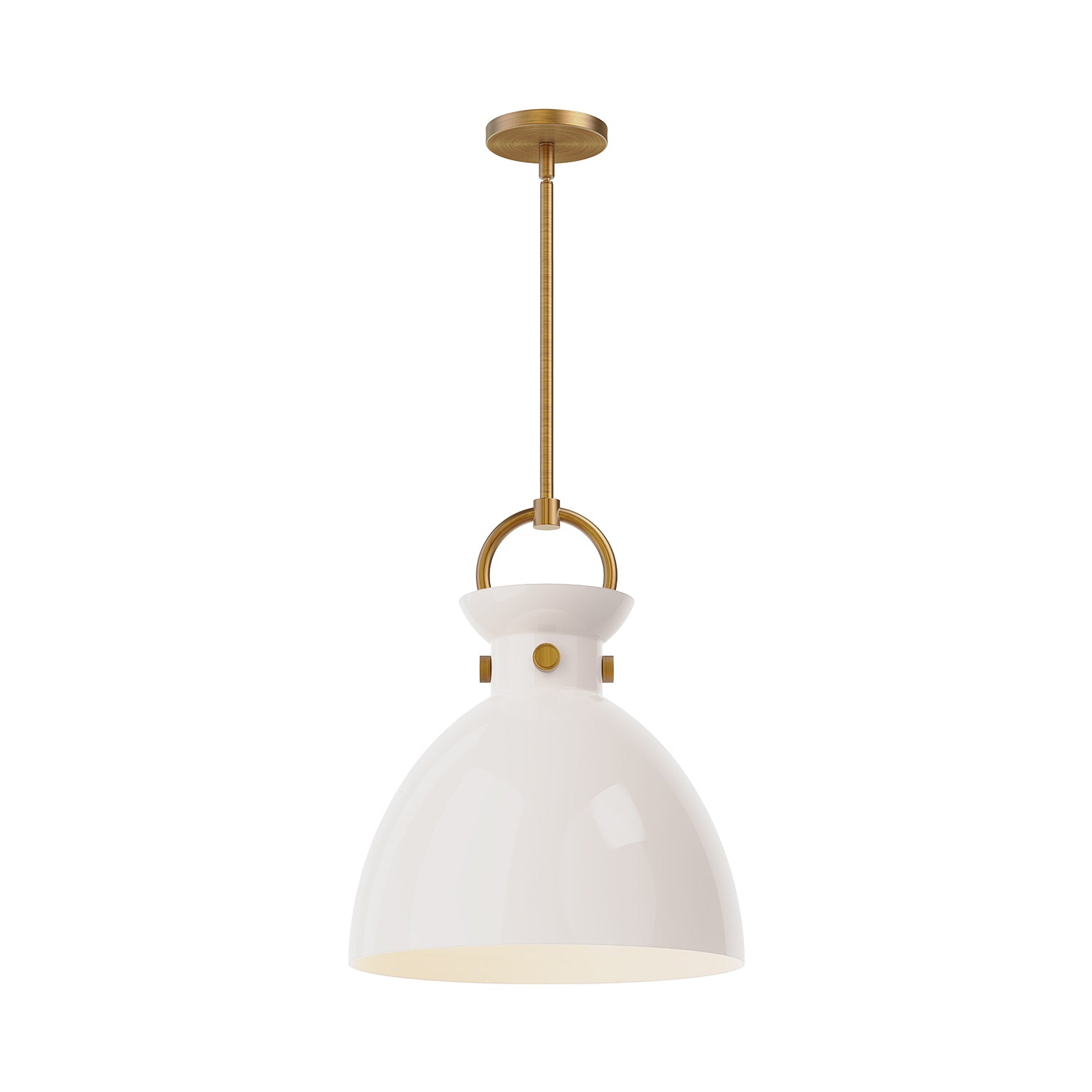 Waldo 14-in 1 Light Clear Glass Socket Pendant
