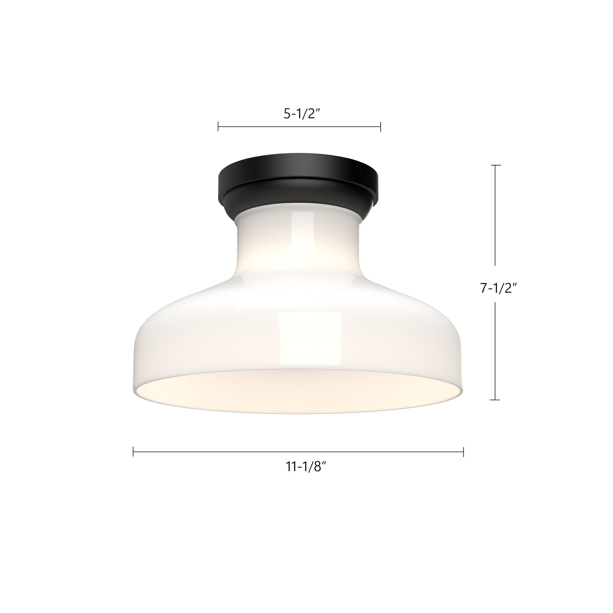 Westlake 11-in Steel Flush Mount