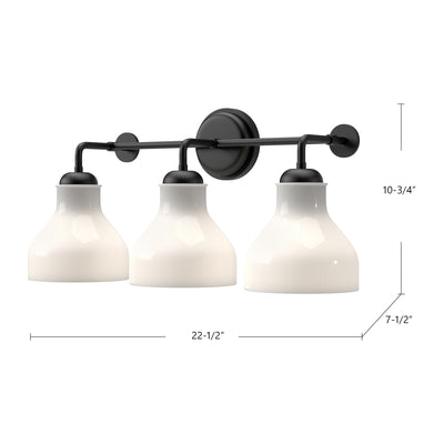 Westlake 22-in Steel Vanity Light