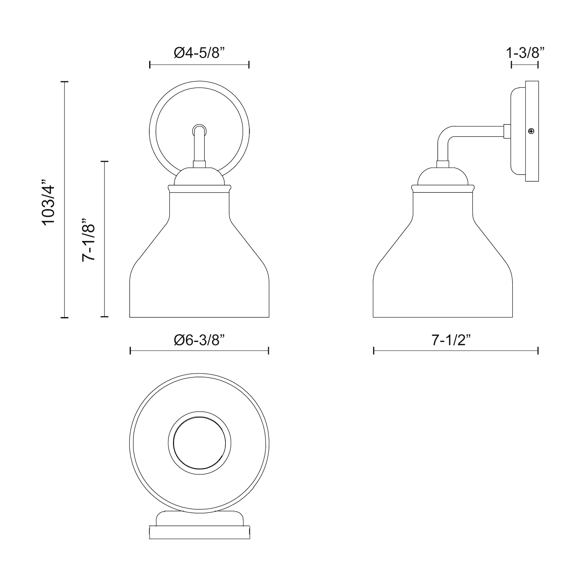 Westlake 6-in Steel Vanity Light