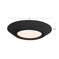 Weylo 6-in Steel Flush Mount