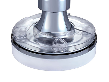 36 Inch Chrome Retractable Blade Ceiling Fan