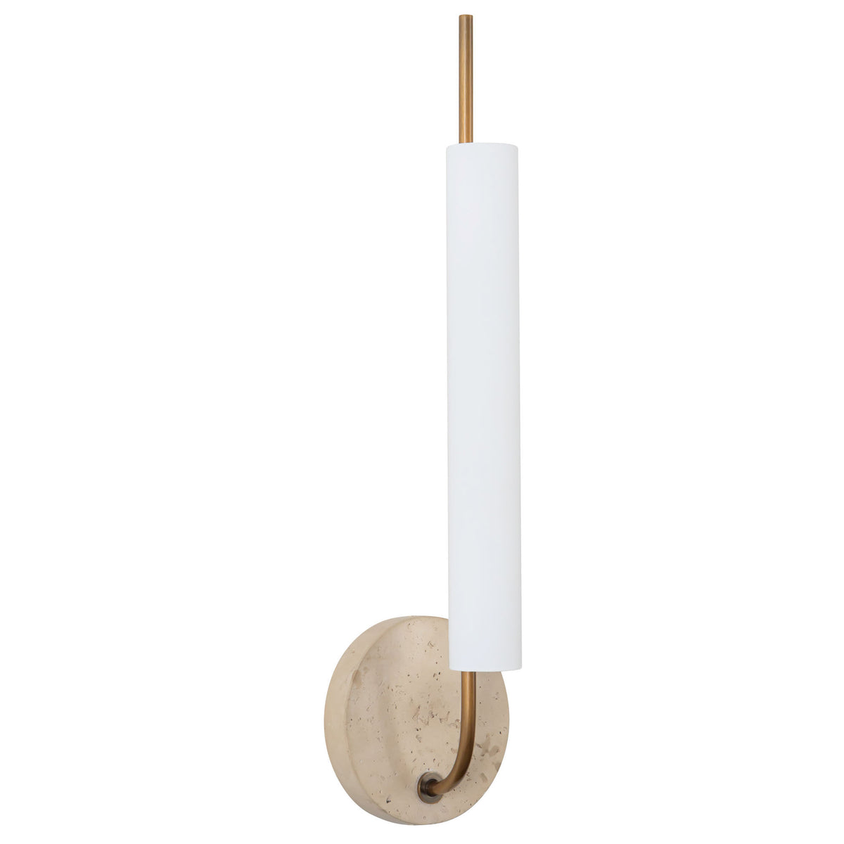 Wick 20-in Steel Stone Wall Sconce