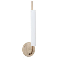 Wick 20-in Steel Stone Wall Sconce