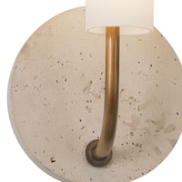 Wick 20-in Steel Stone Wall Sconce