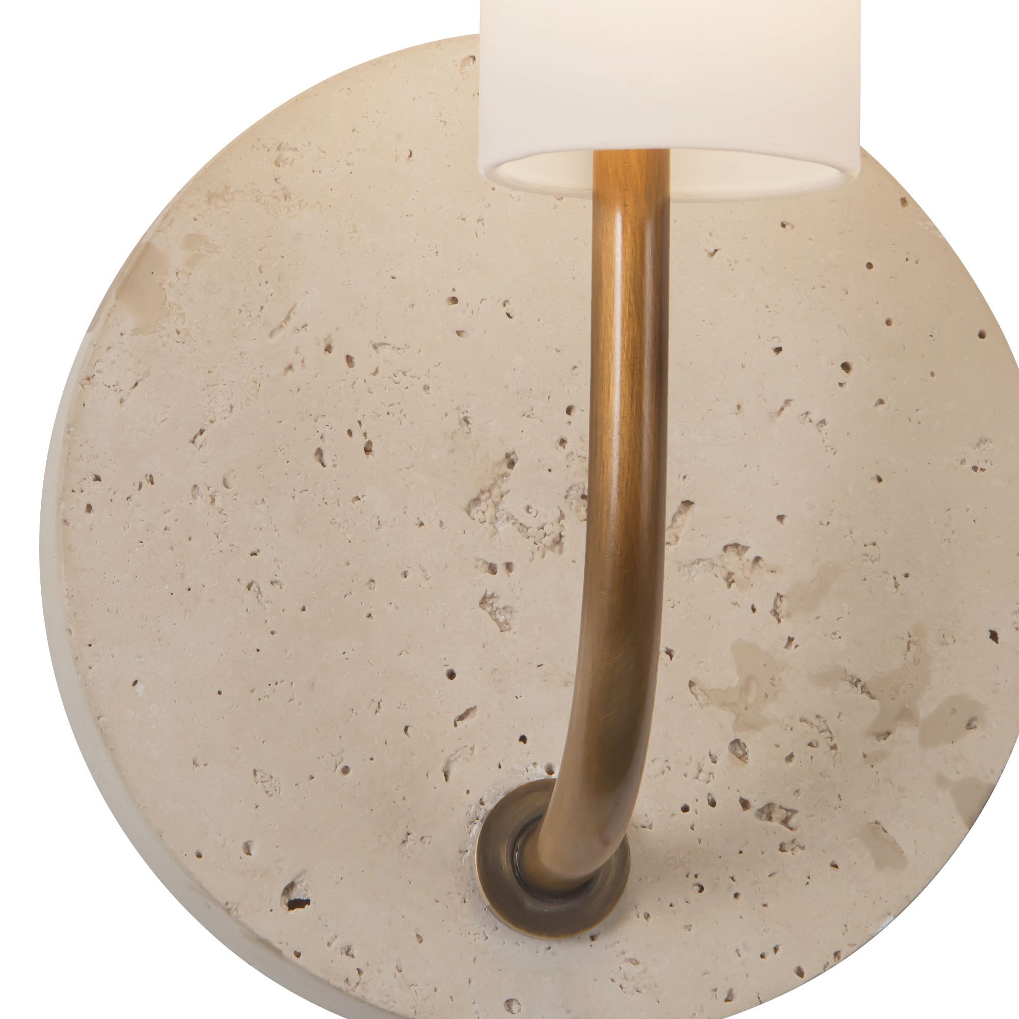 Wick 20-in Steel Stone Wall Sconce