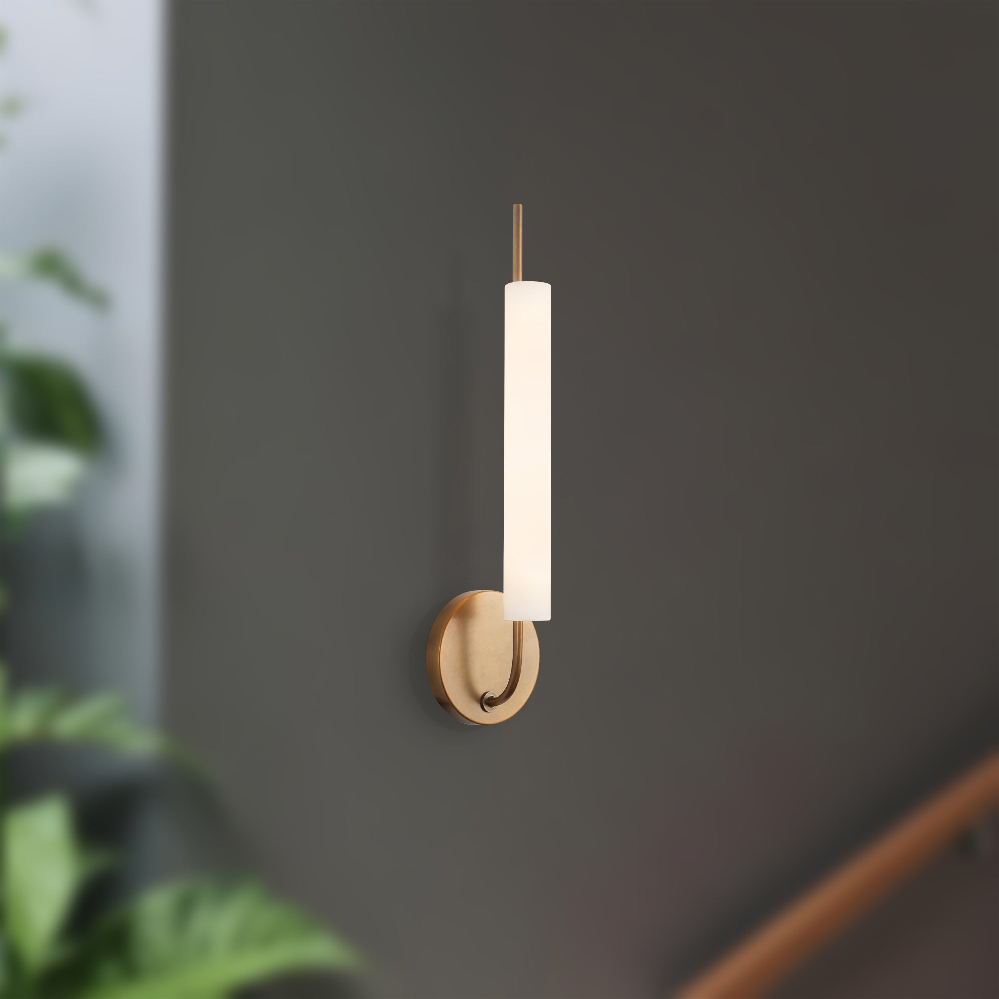 Wick 20-in Steel Stone Wall Sconce