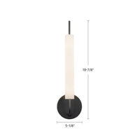 Wick 20-in Steel Stone Wall Sconce