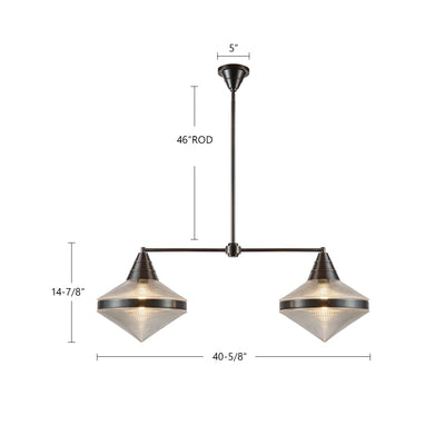 Willard 41-in Steel Linear Pendant