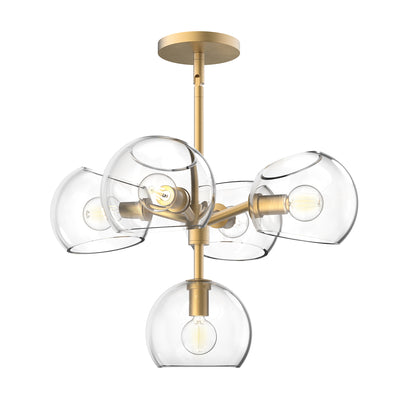 Willow 18-in Steel Chandelier