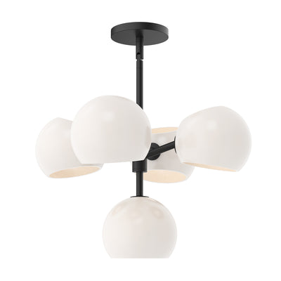 Willow 18-in Steel Chandelier