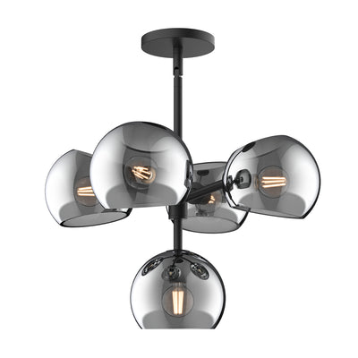 Willow 18-in Steel Chandelier