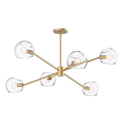 Willow 37-in Steel Chandelier