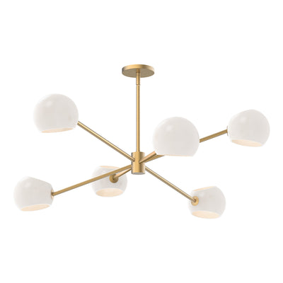 Willow 37-in Steel Chandelier