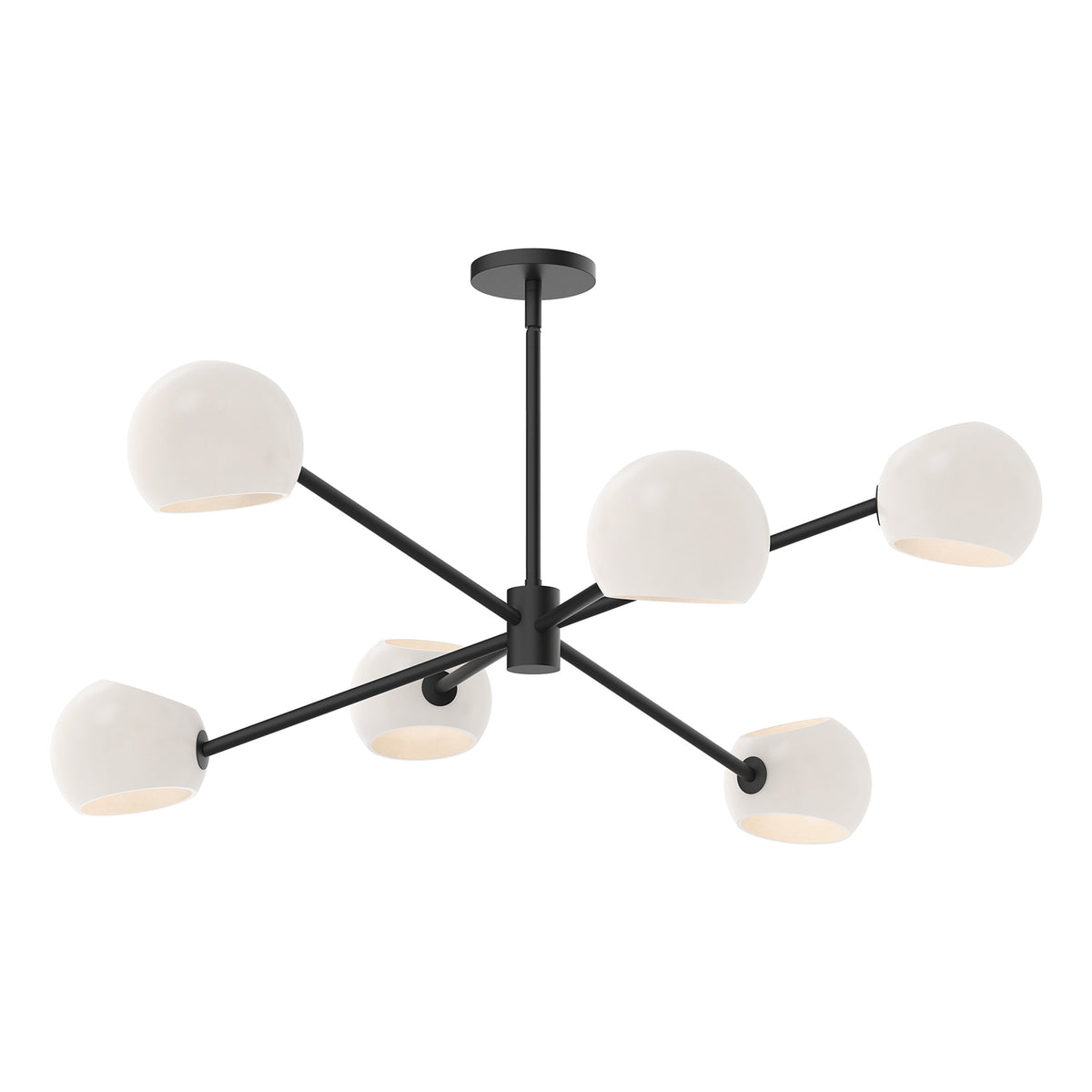 Willow 37-in Steel Chandelier