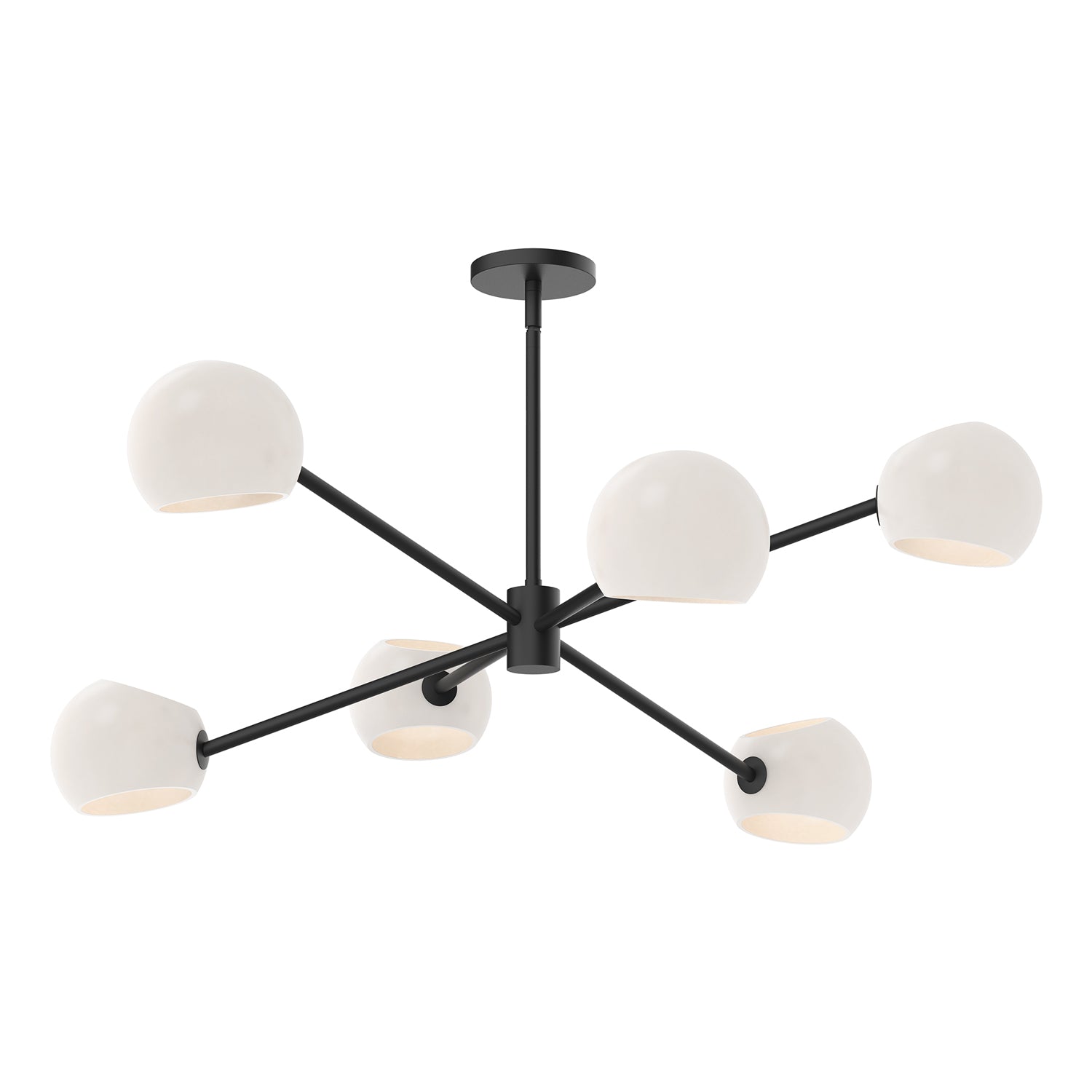 Willow 37-in Steel Chandelier