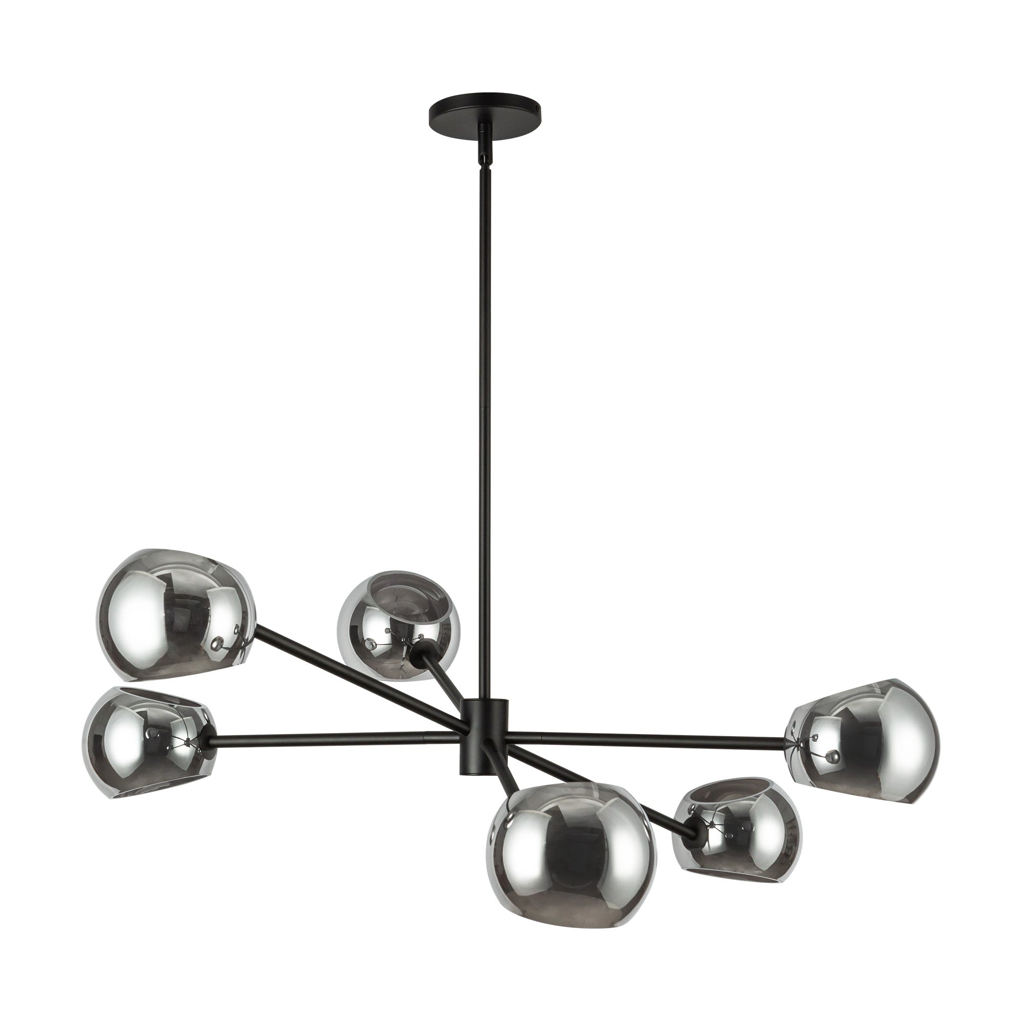 Willow 37-in Steel Chandelier