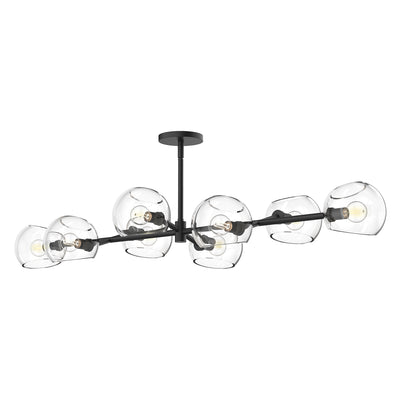 Willow 48-in 8 Lights Linear Pendant