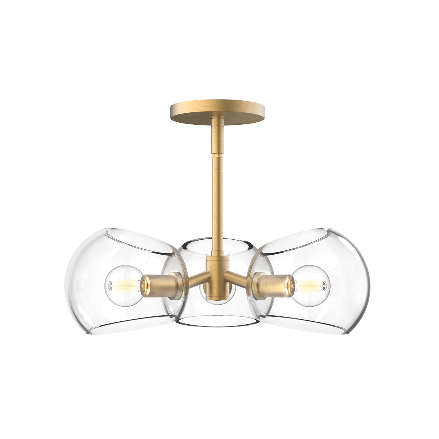 Willow 16-in 3 Lights Socket Pendant