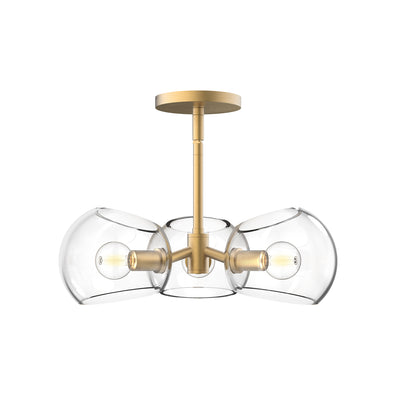 Willow 16-in 3 Lights Socket Pendant