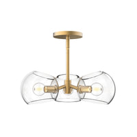 Willow 16-in 3 Lights Socket Pendant